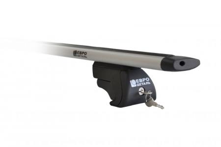 БАГАЖНИК ЕВРО  L 125СМ НА РЕЛИНГИ КРЫЛО (КРЕПЛЕНИЕ С ЗАМКОМ) ED2-111F/ ED7-125К